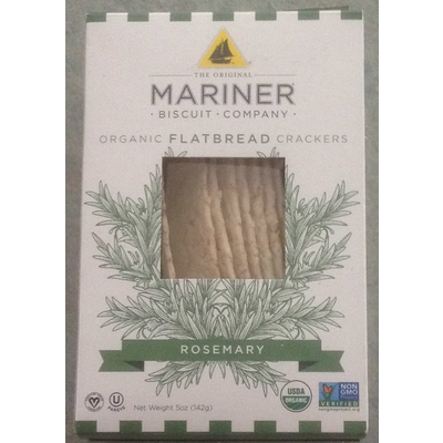 Organic Flatbread Crackers, Rosemary