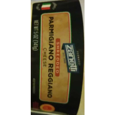 Parmigiano Reggiano Cheese, Shredded