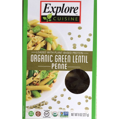Penne, Organic Green Lentil