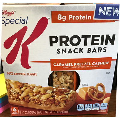 Protein Snack Bars, Caramel Pretzel Cashew