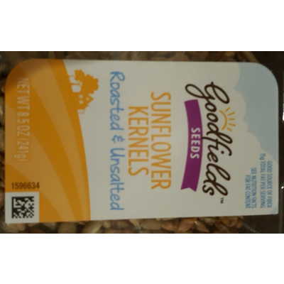 Sunflower Kernels, Roasted & Unsalted
