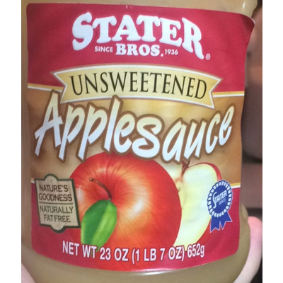 Applesauce, Unsweetened