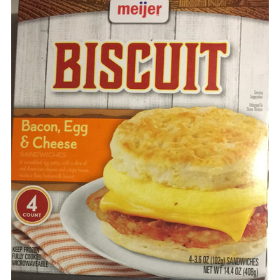 Biscuit, Bacon, Egg & Cheese