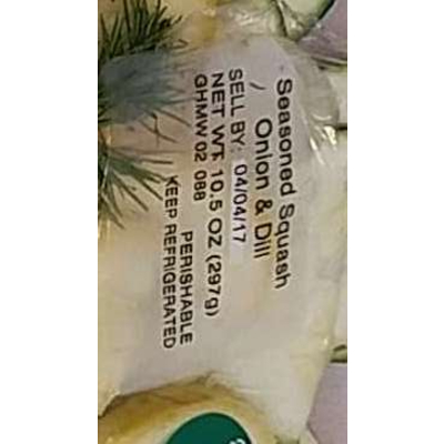 Seasoned Squash, Onion & Dill