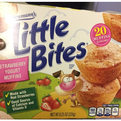 Little Bites, Strawberry Yogurt Muffins