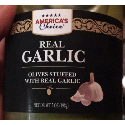 Olives Stuffed with Real Garlic