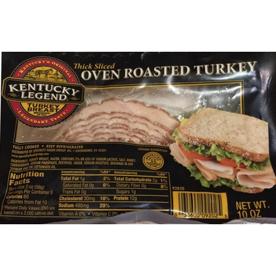 Turkey Breast Thick Sliced, Oven Roasted
