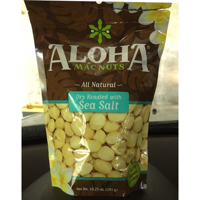 Mac Nuts, Dry Roasted with Sea Salt