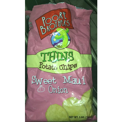 Thins, Potato Chips, Sweet Maui Onion