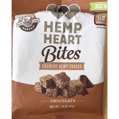 Bites, Crunchy Hemp Snacks, Chocolate