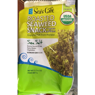 Roasted Seaweed Snack, Sea Salt