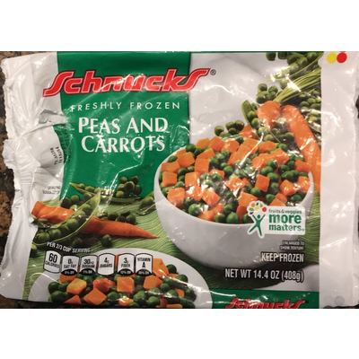 Peas and Carrots, Freshly Frozen