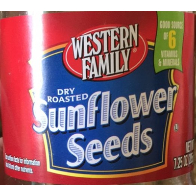 Sunflower Seeds, Dry Roasted