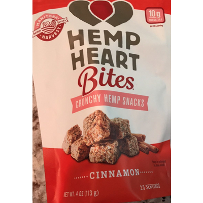 Hemp Heart Bites, Crunchy Hemp Snacks, Cinnamon