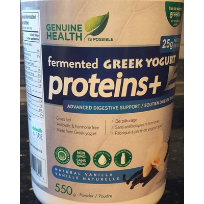 Fermented Greek Yogurt Proteins Plus, Natural Vanilla