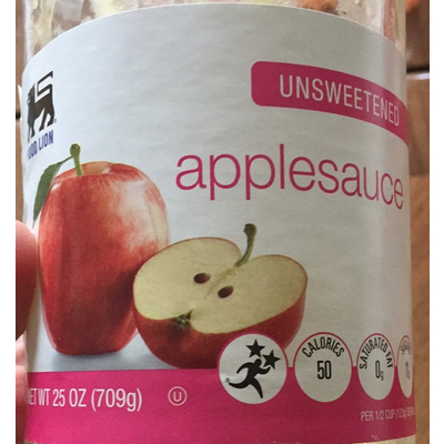 Applesauce, Unsweetened