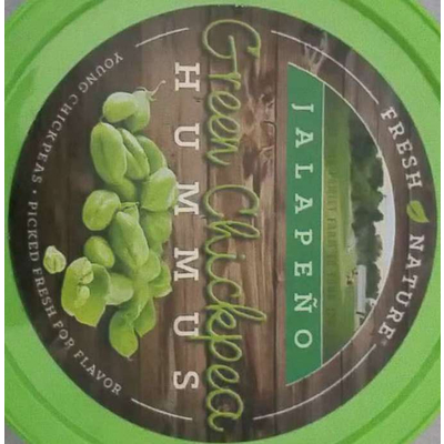 Green Chickpea Hummus, Jalapeno