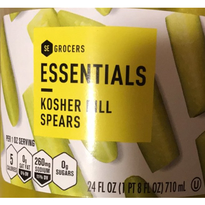Kosher Dill Spears