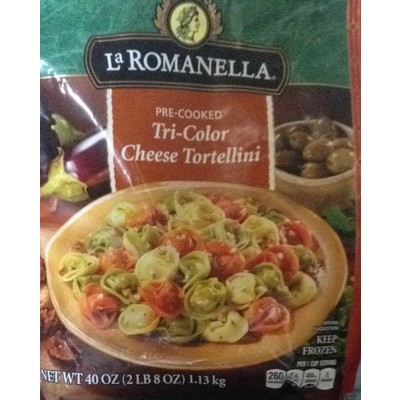 Cheese Tortellini, Pre-Cooked Tri-COlor