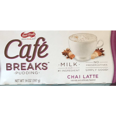 Cafe Breaks, Pudding, Chai Latte