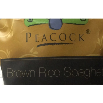 Spaghetti, Brown RIce