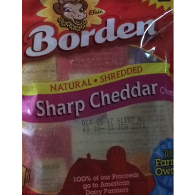 Sharp Cheddar Cheese, Shredded