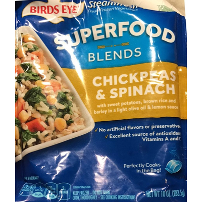 Superfood Blends, Chickpeas & Spinach