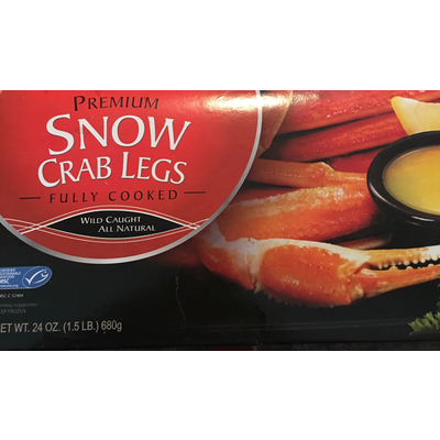 Premium Snow Crab Legs Fully Cooked