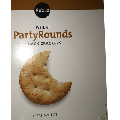 Wheat Party Rounds Snack Crackers