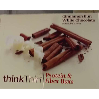 Protein & Fiber Bar, Cinnamon Bun White Chocolate