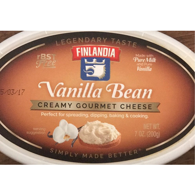 Creamy Gourmet Cheese, Vanilla Bean