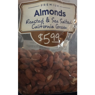 Almonds, Roasted & Sea Salted