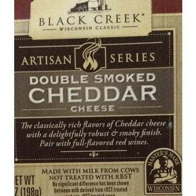 Cheddar Cheese, Double Smoked, Artisan Series