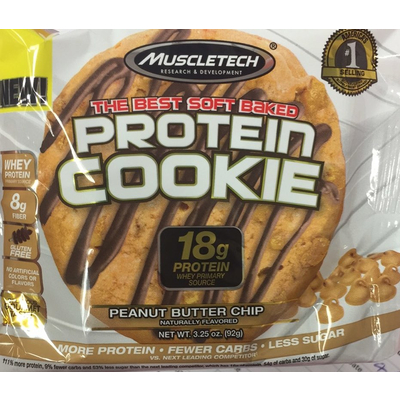 Soft Baked Protein Cookie, Peanut Butter Chip