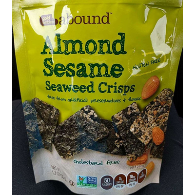 Almond Sesame Seaweed Crisps