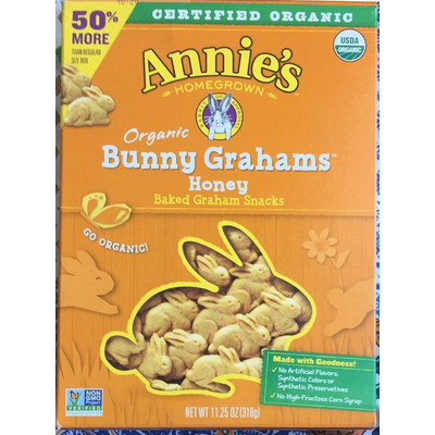 Organic Bunny Grahams, Honey