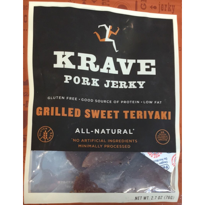 Pork Jerky, Grilled Sweet Teriyaki