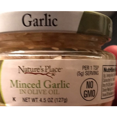MInced Garlic in Olive Oil