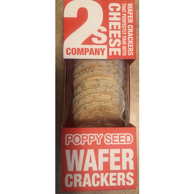 Poppy Seed Wafer Crackers