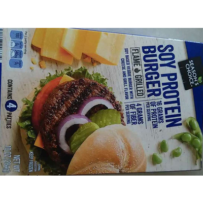 Soy Protein Burger