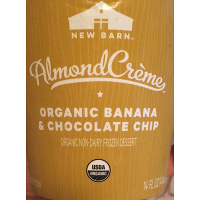 Almond Creme Frozen Dessert, Organic Banana & Chocolate Chip