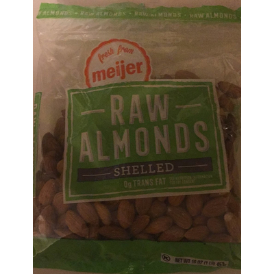 Raw Almonds, Shelled