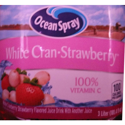 White Cran-Strawberry Juice Drink