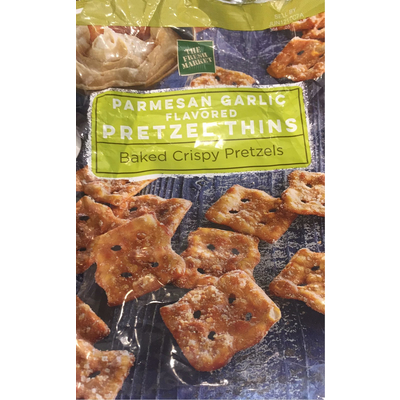 Pretzel Thins, Parmesan Garlic Flavor