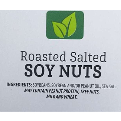 Soy Nuts, Roasted Salted