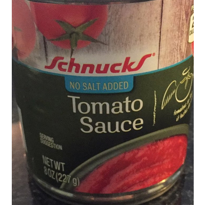 Tomato Sauce No Salt Added