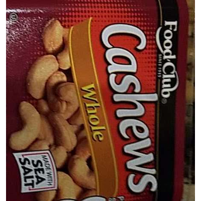 Cashews, Whole