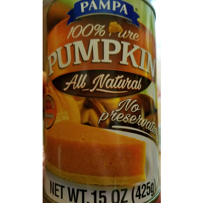 100% Pure Pumpkin