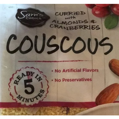 Couscous, Curried with Almonds & Cranberries