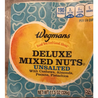 Deluxe Mixed Nuts, Unsalted